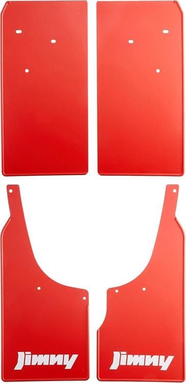 Jimny JB23　マッドフラップセット 赤　純正品
