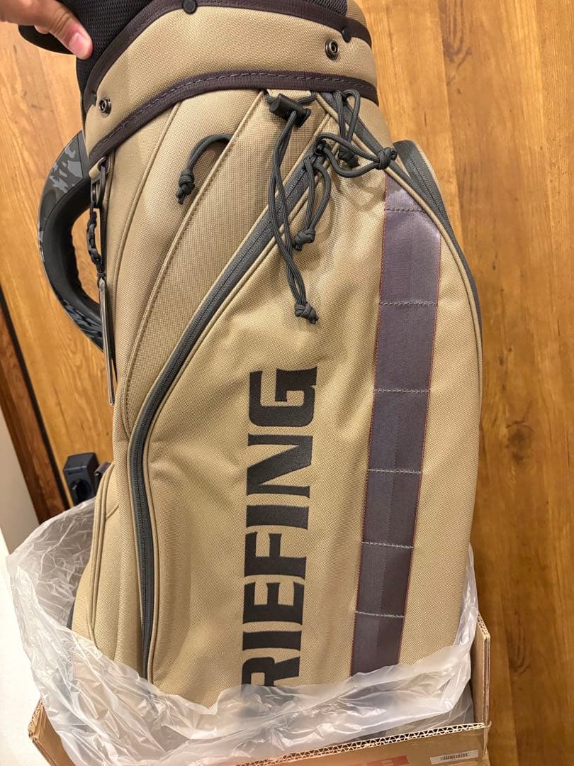 ブリーフィング CR-5 #04 キャディバッグ BRG253D04 ベージュ