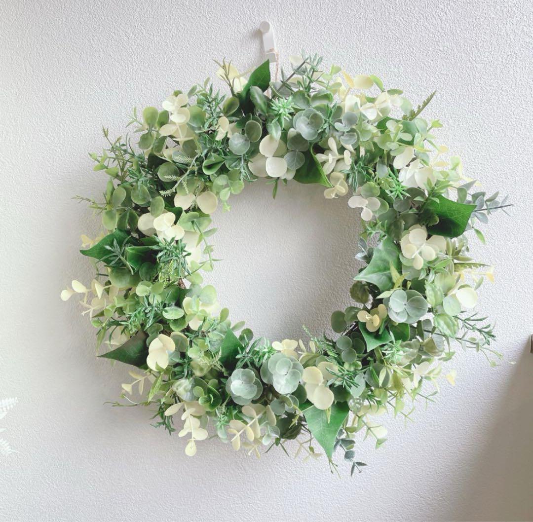 ナチュラルグリーンリース ハンドメイド