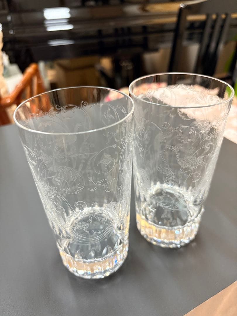 【美品】バカラ BACCARATパルメ ハイボールグラス ペア ヴィンテージ