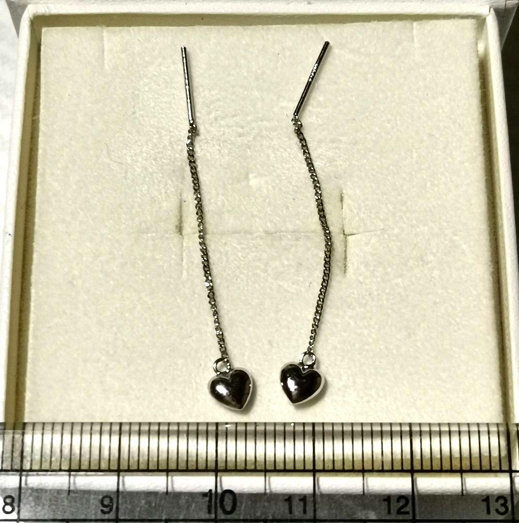 K14WG ハート　アメリカンピアス