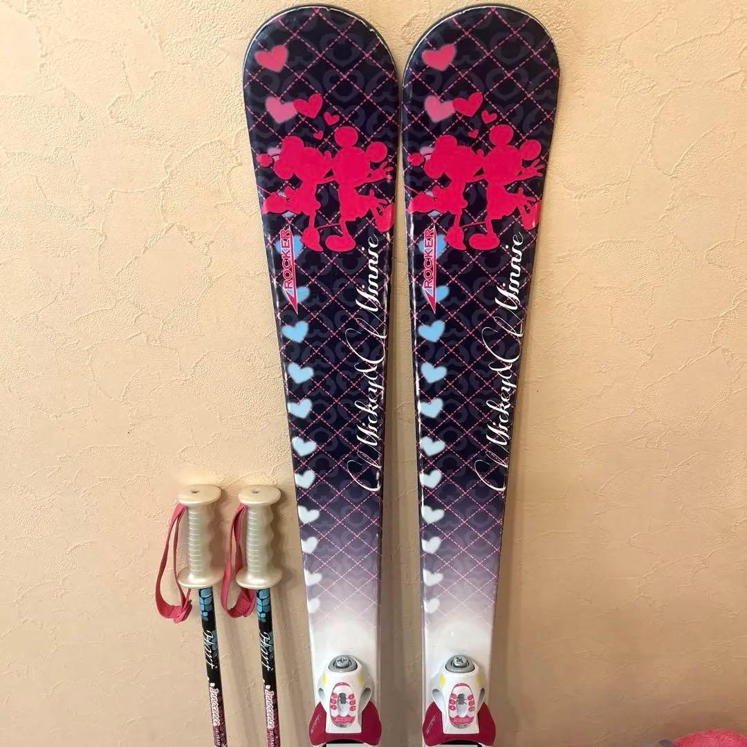 ◾️カービングスキーセット　スキー板138㎝　ブーツ　24㎝　子供用　ジュニア用