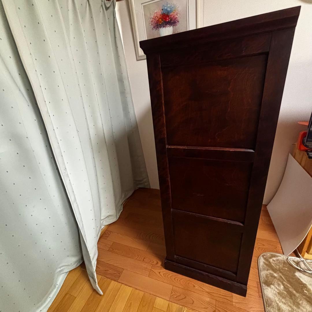 北海道民芸家具 整理タンス 7段9杯 ハイチェスト 整理箪笥 引き出し