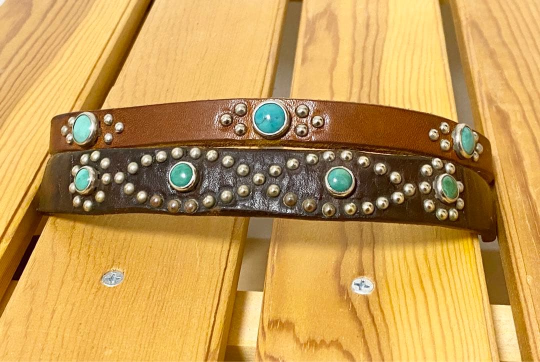 HTC ブレスレット　ターコイズ　2点セット　バングル