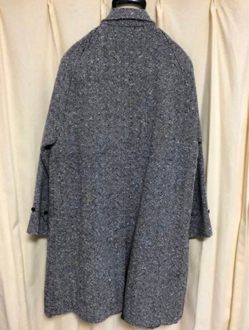 AUBERGE ブリッラ別注　ヘリンボーンバルマカンコート　38 バーバリー