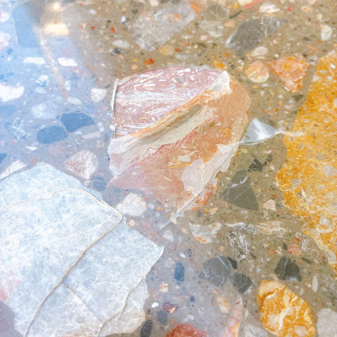 希少　アンティーク 大理石 ローテーブル