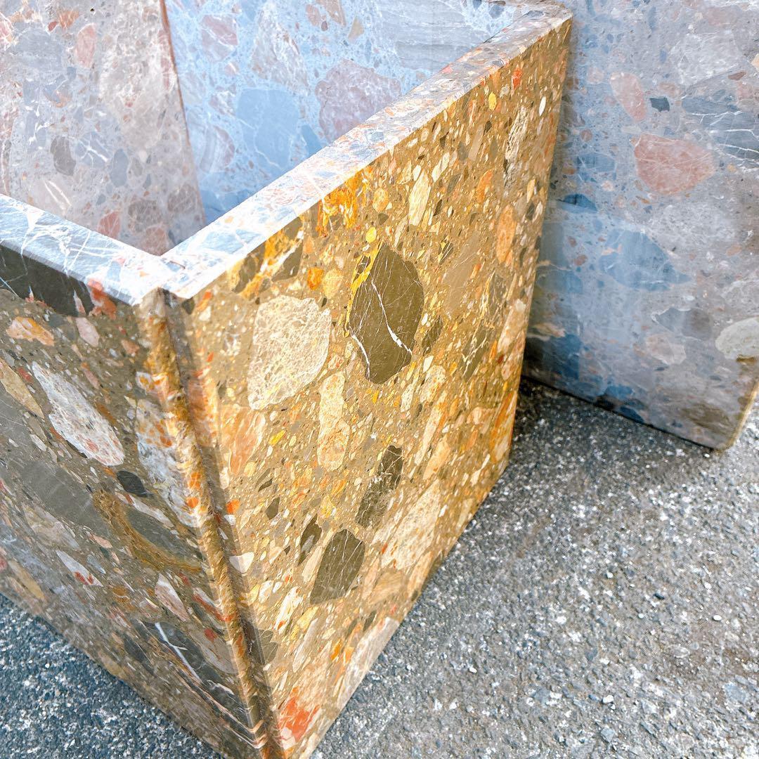 希少　アンティーク 大理石 ローテーブル