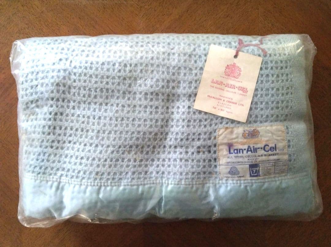 Lan-Air-cel　セルラー　ウールブランケット