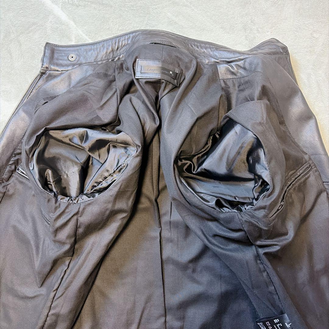 【極美品】 リューグーレザーズ ラムレザー シングルライダースジャケット L