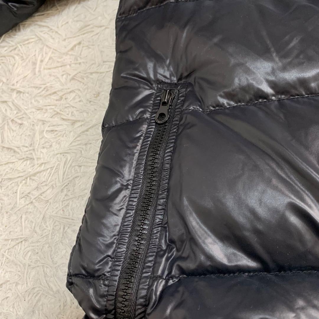 17201✨デュベティカ 40 ラクーンファー ロングダウンコート ブラック系