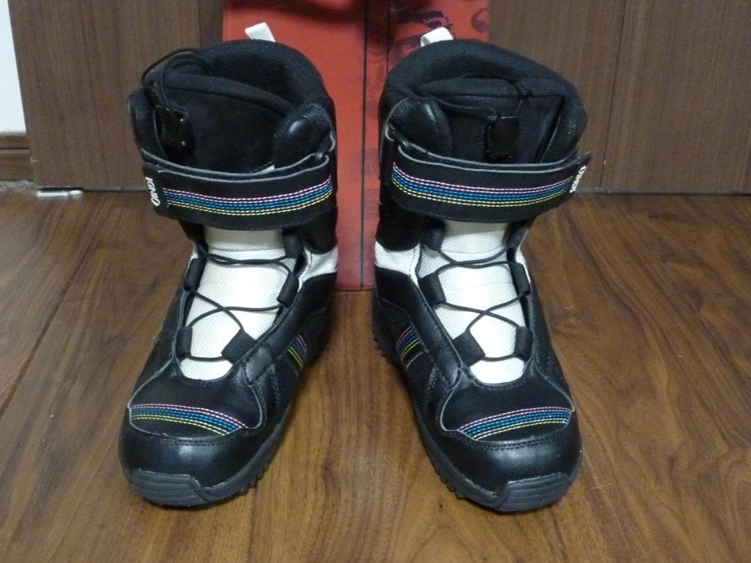 美品 IGNIO 子供用 スノーボード 3点セット 板108cm ブーツ23cm