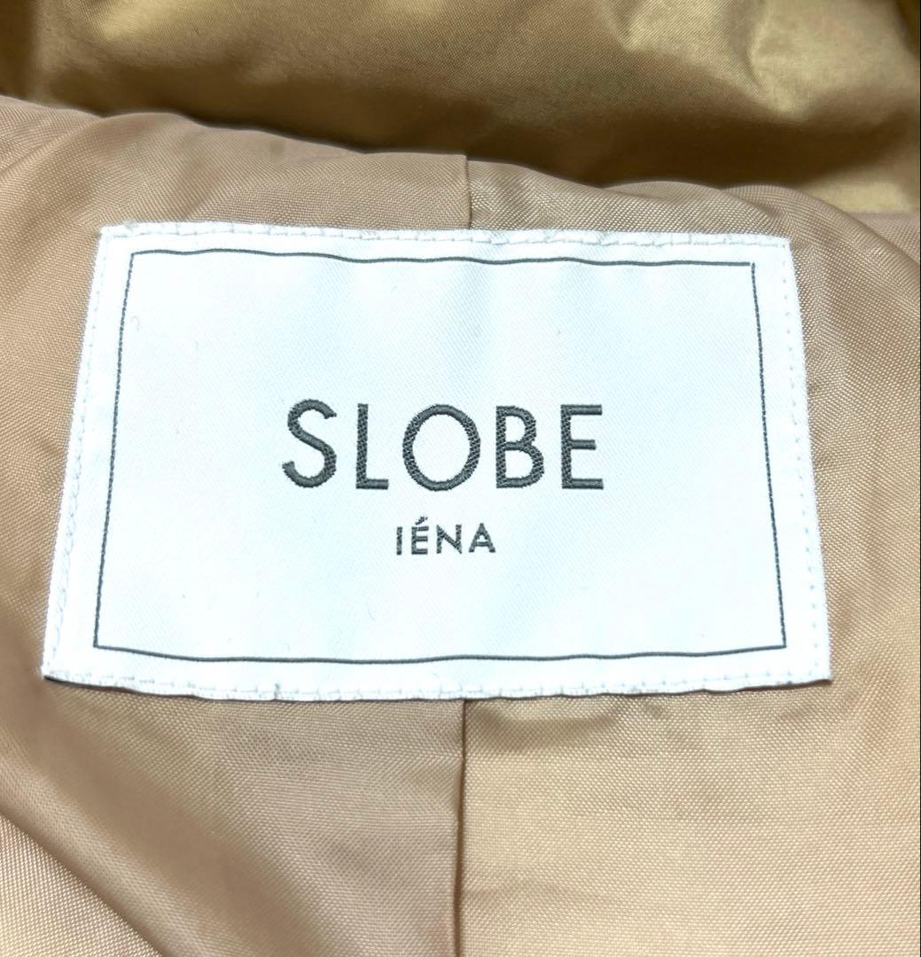 SLOBE IENA ショールフードロングダウンコート L