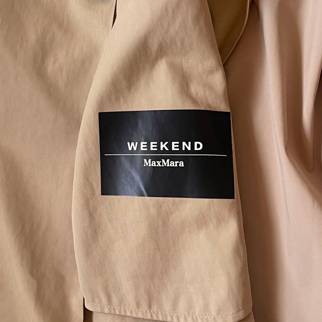 極美品 マックスマーラ トレンチコート 2022 マキシ丈 異素材ドッキング M