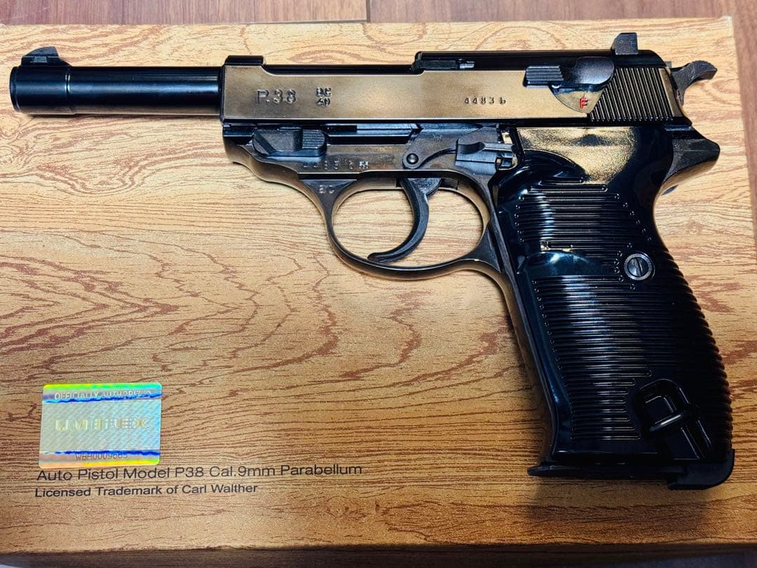 【マルゼン】ワルサーp38 ブラックメタル ac40