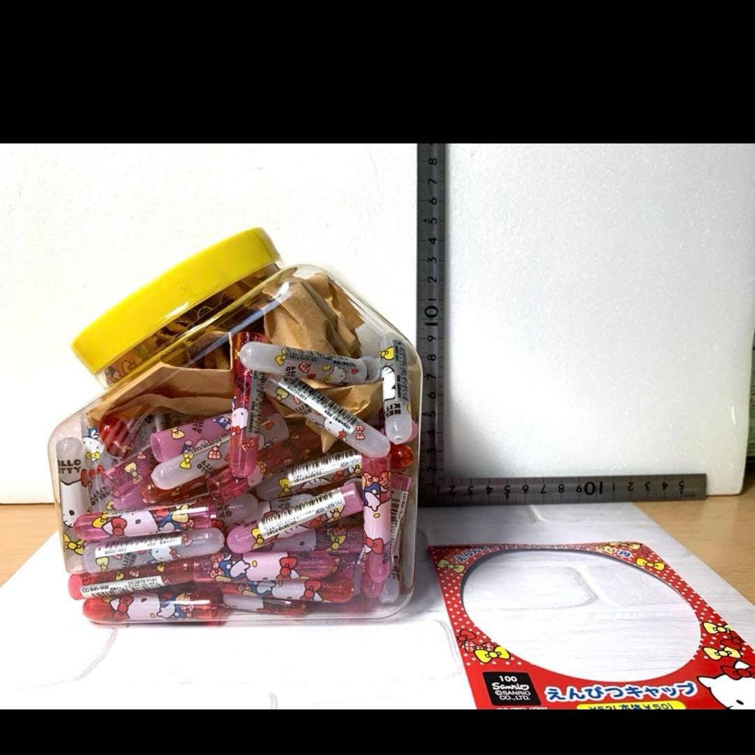 新品未使用　ハローキティ　えんぴつキャップ　160個入り1箱　レトロ