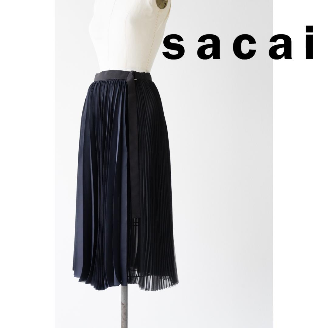 sacai サカイ プリーツ スカート