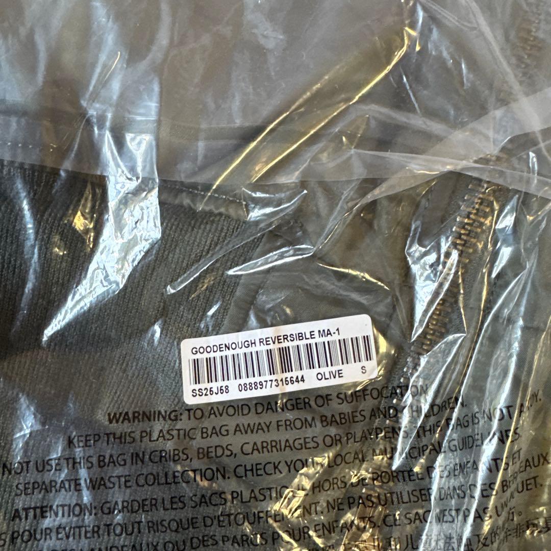 ジャケット・アウター Supreme Goodenough MA-1 olive size S