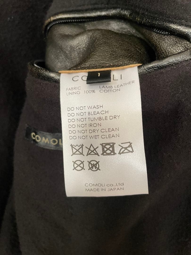 24SS comoli レザージップブルゾン サイズ1
