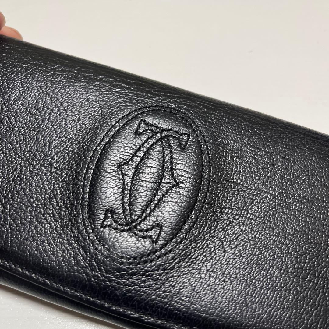 カルティエ　長財布　黒色