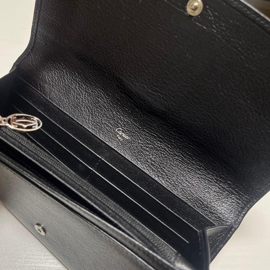 カルティエ　長財布　黒色