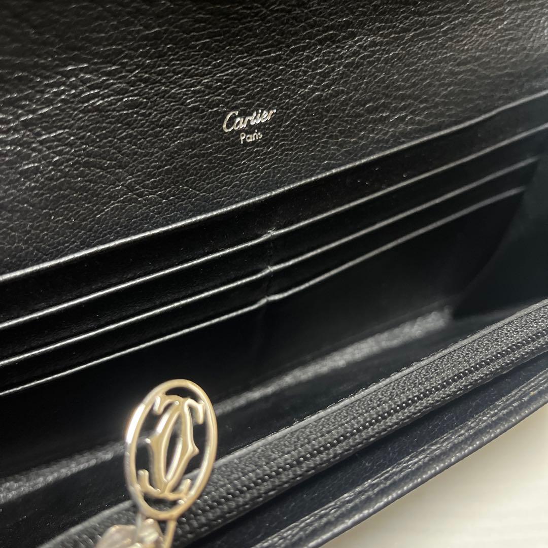 カルティエ　長財布　黒色