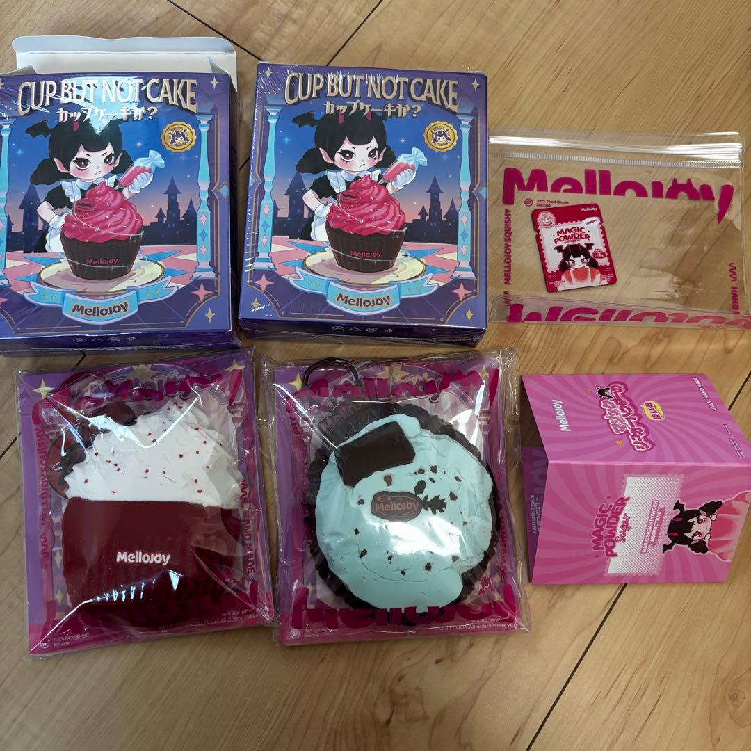 mellojoy メロジョイ カップケーキか？ ミント雲　レッドベルベットの雨