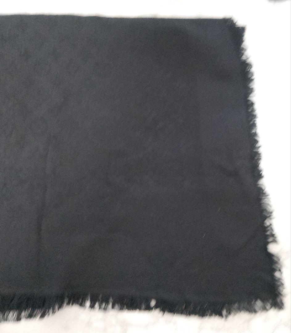 LOUIS VUITTON ルイヴィトン モノグラム ストール ブラック