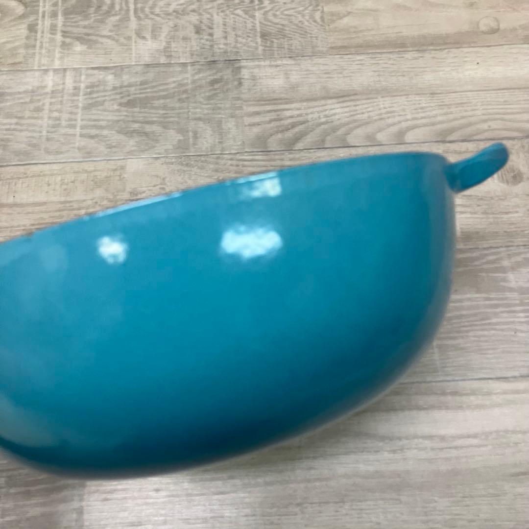 LE CREUSET 両手鍋 マルミット ターコイズ 27cm 41l