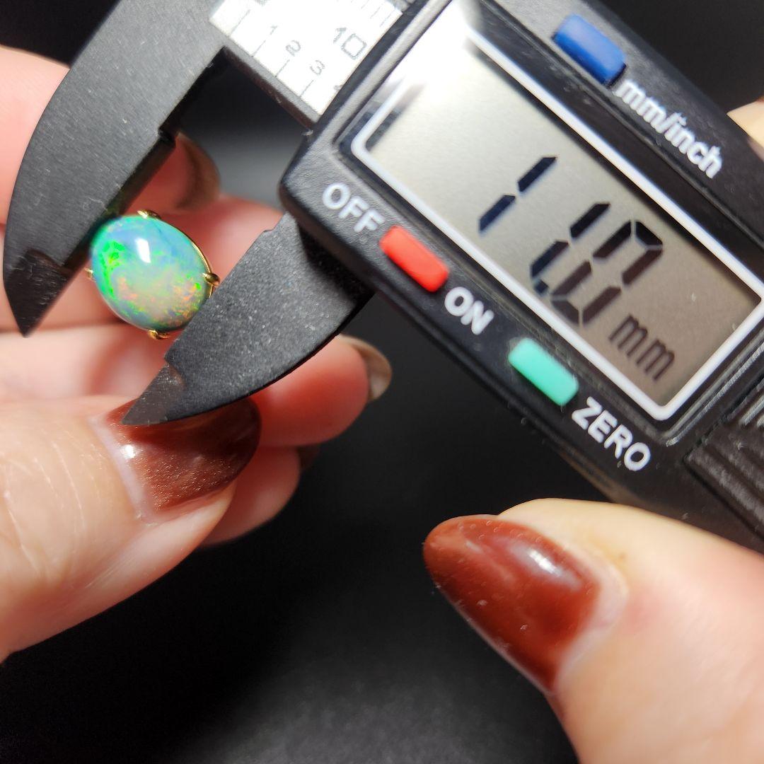 天然【新品】オパール フリーサイズリング silver925 ★ 大きめルース