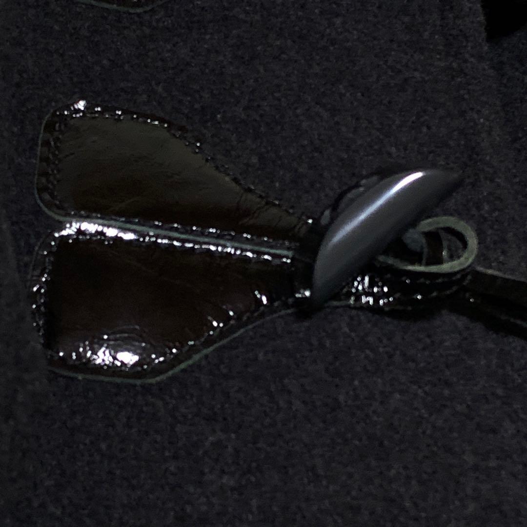 ★極美品　マックスマーラ　2wayダッフルコート　 艶レザー♡ふわウール　S Ｍ