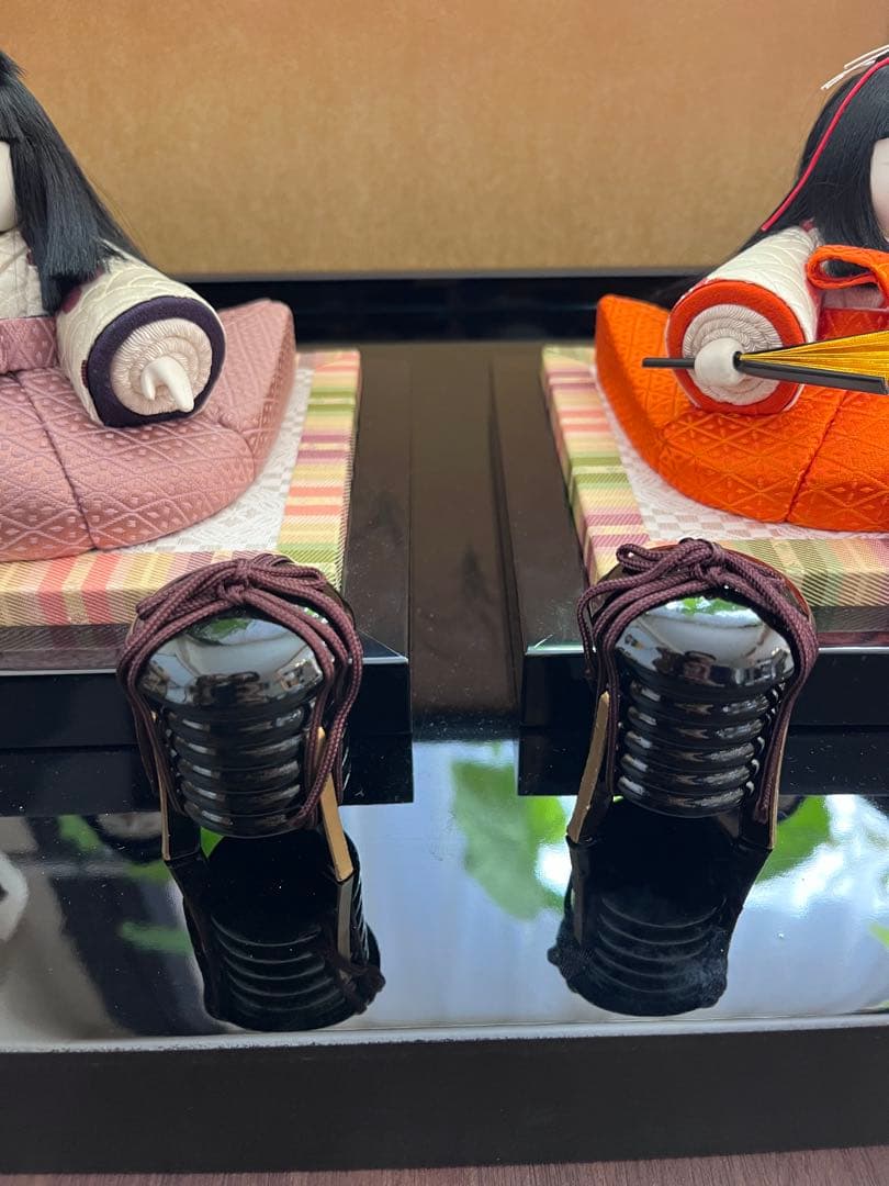 【送料込】雛人形　初代石川潤平　伝統工芸品　木目込み　ひな祭り