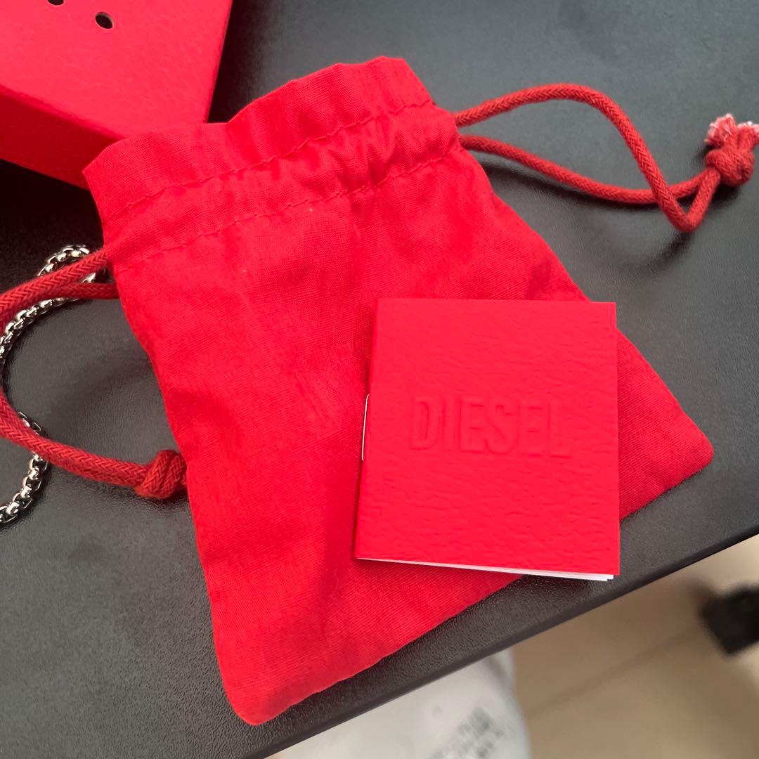 【新品未使用】DIESEL ディーゼル ネックレス DX1477 シルバー