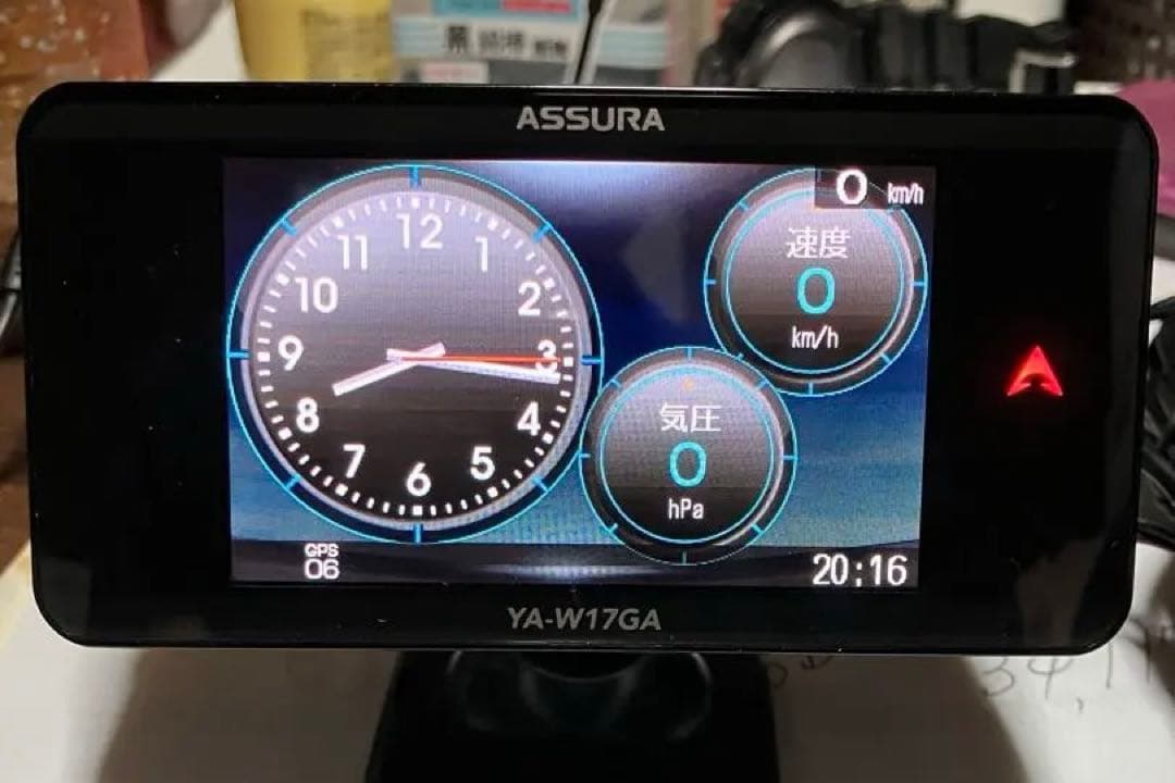 ASSURA YA-W17GA レーダー探知機本体【作動確認済み】