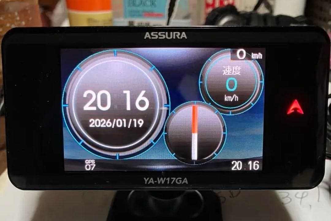 ASSURA YA-W17GA レーダー探知機本体【作動確認済み】