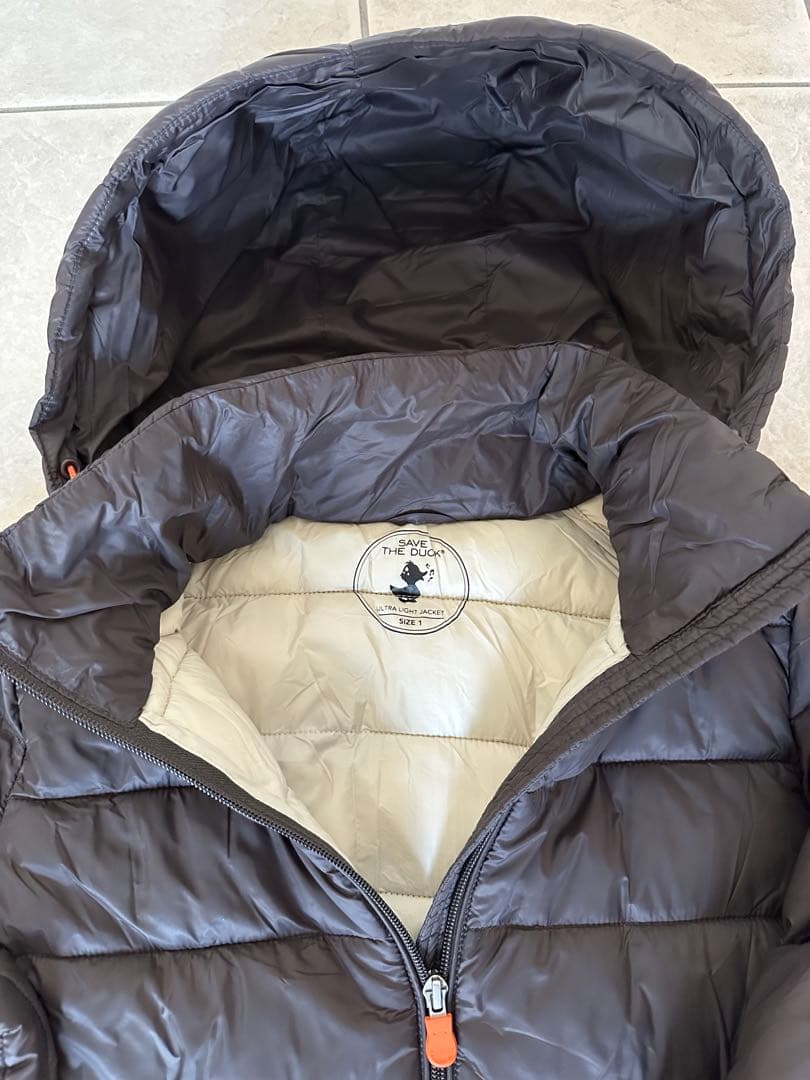 【美品】 SAVE THE DUCK フード付きダウンジャケット サイズ1