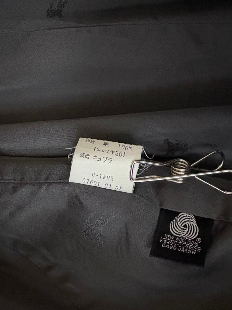 Burberrys グレー ステンカラーコート カシミヤ