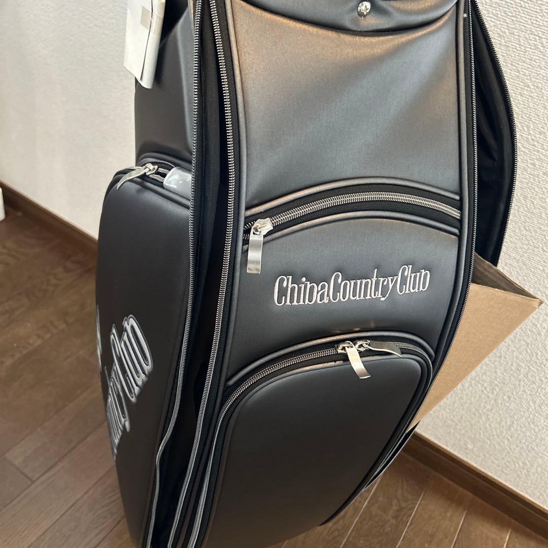 千葉カントリークラブ　オリジナルゴルフバッグ ブラック