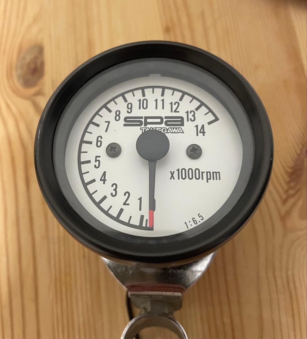 武川Takegawa 機械式タコメーター 14,000rpm