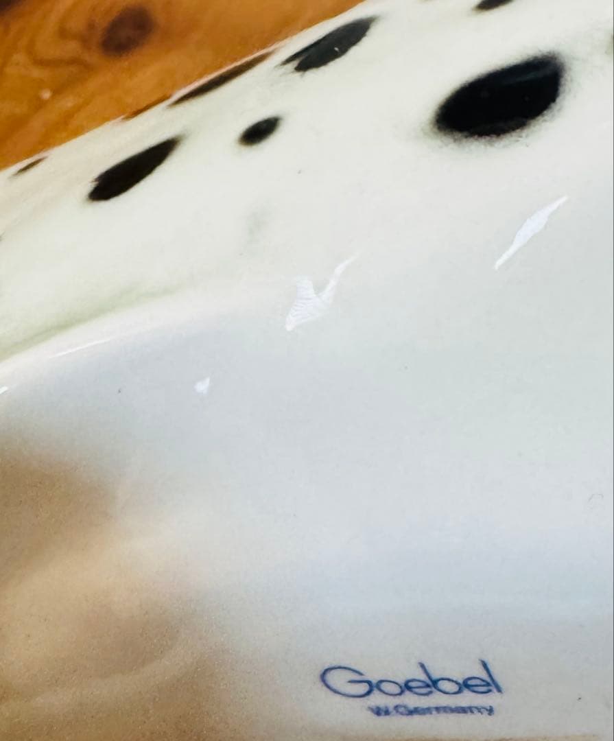 Goebel（ゲーベル）ダルメシアン陶器置物　犬の置物　陶器　ドイツいぬ（大）