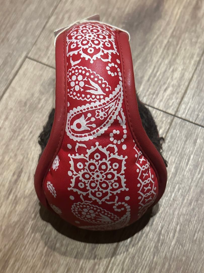 kapitalイヤーマフ ペイズリー タグ付き 羊革 100%wool