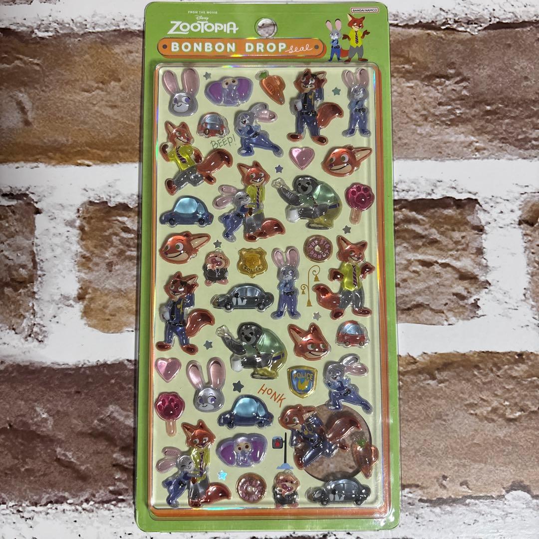 正規品ボンボンドロップシール　クラッシック　ズートピア