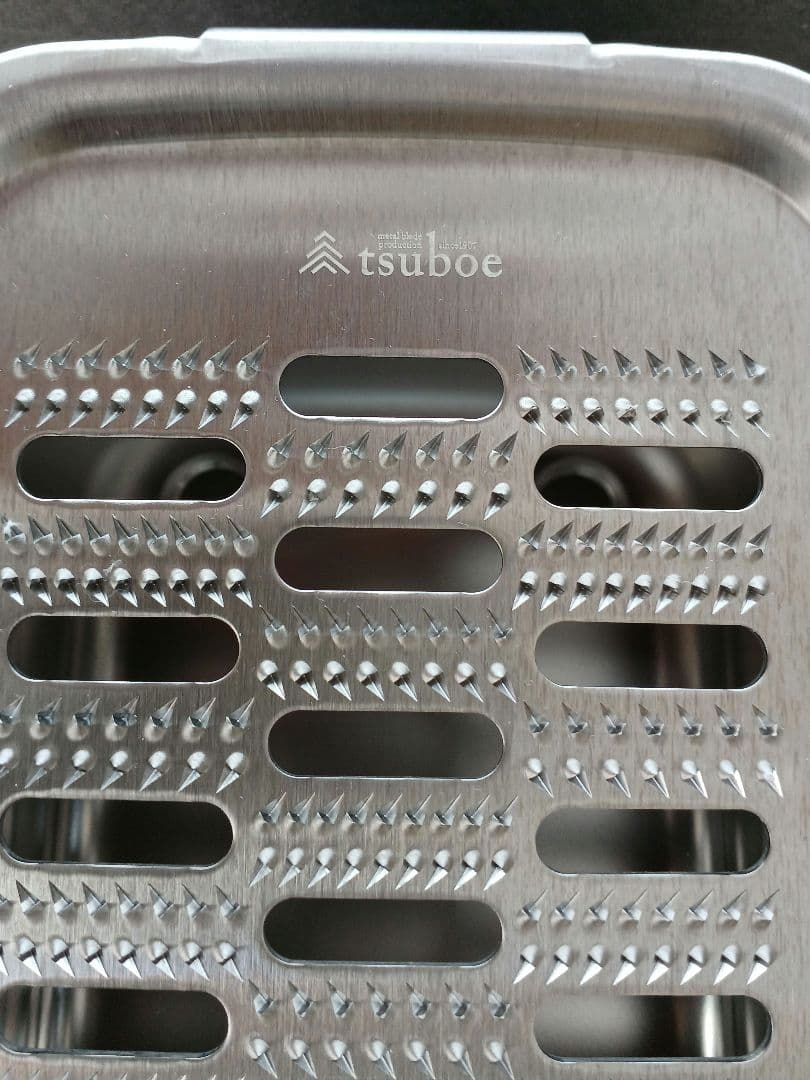 ツボエの極上おろし金 箱 hako 【新品未使用】ステンレス 日本製