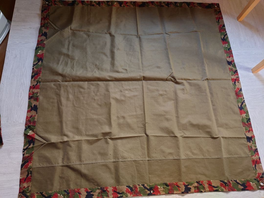 スイス軍　アルペンカモ4枚セット　軍幕