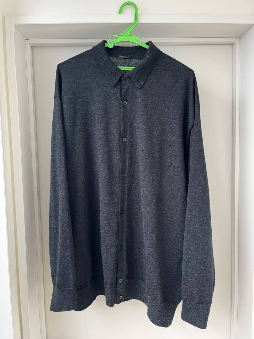 トップス comoli WOOL COLLARED CARDIGAN 3