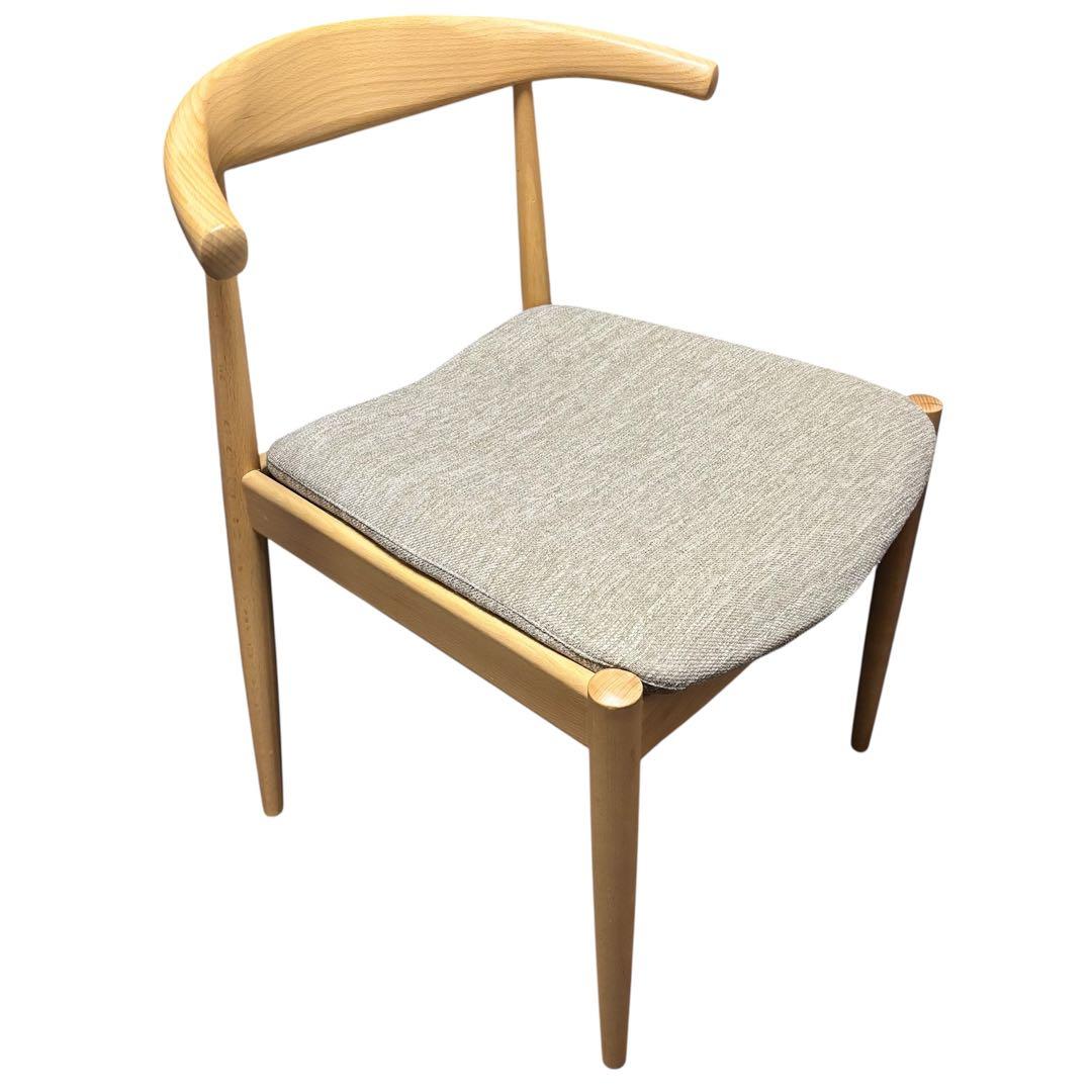 美品 ニトリ ダイニングチェア NコレクションC-01 アームチェア 1脚 2