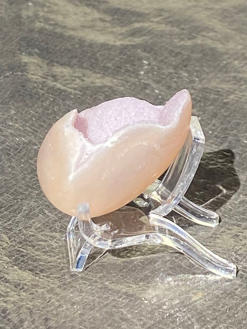 【恋愛運上昇】希少！ピンクアメジストシュガー⭐️卵型⭐️N116