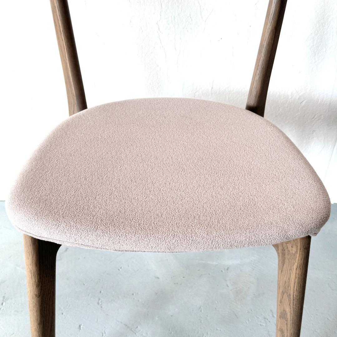 美品 ナガノインテリア DC372 チェア レッドオーク カバーリング仕様