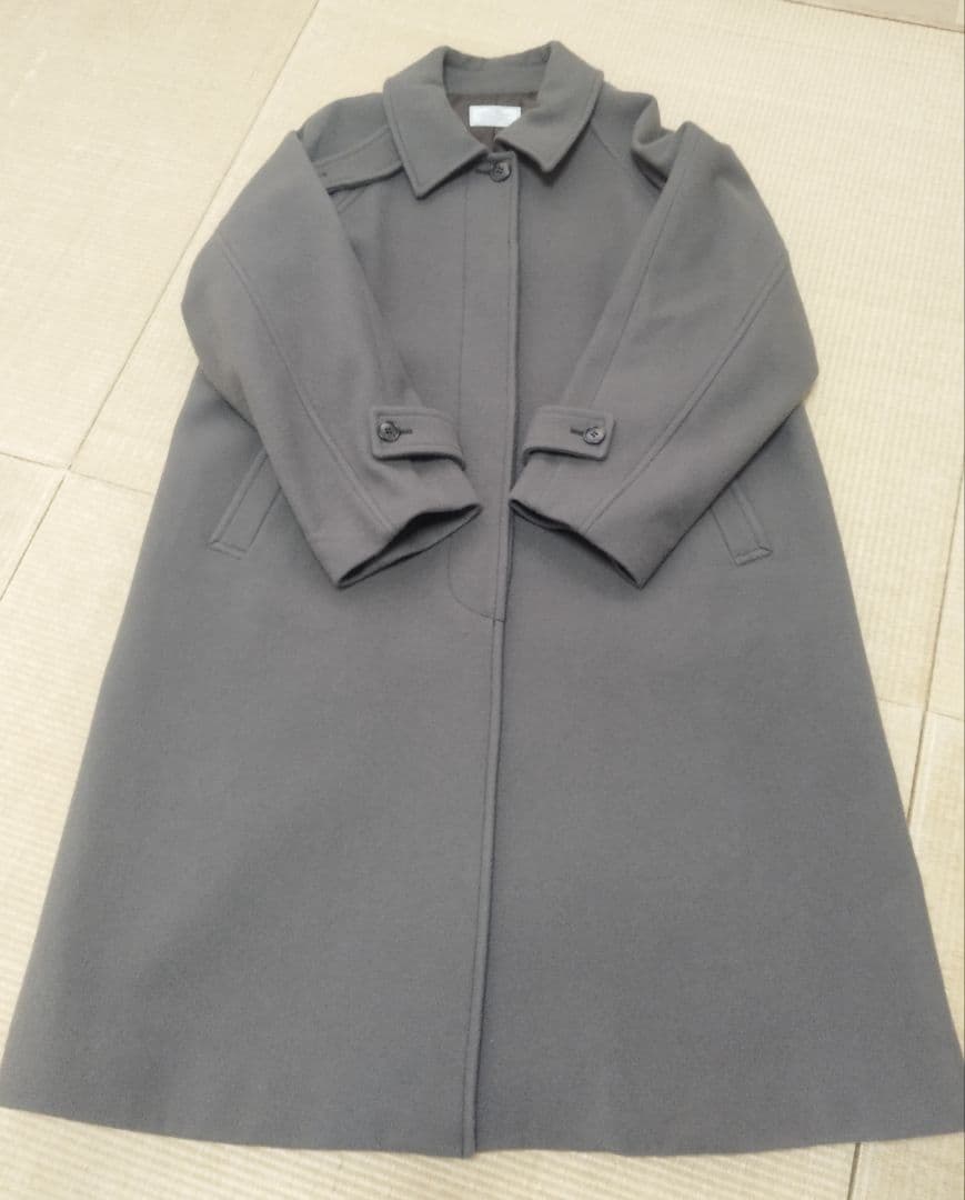 尾州ウールスーパー100ステンカラーコート　ジャーナルスタンダードレリューム36