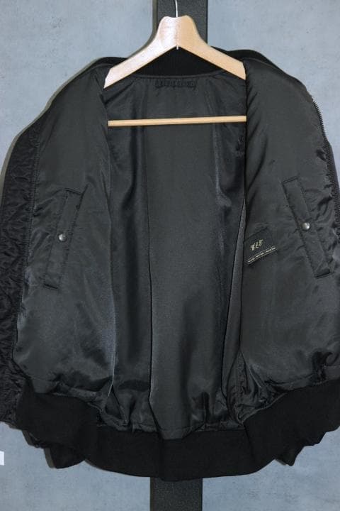 ワイルドライフテーラー オーバーサイズ L-2 フライト ジャケット 黒
