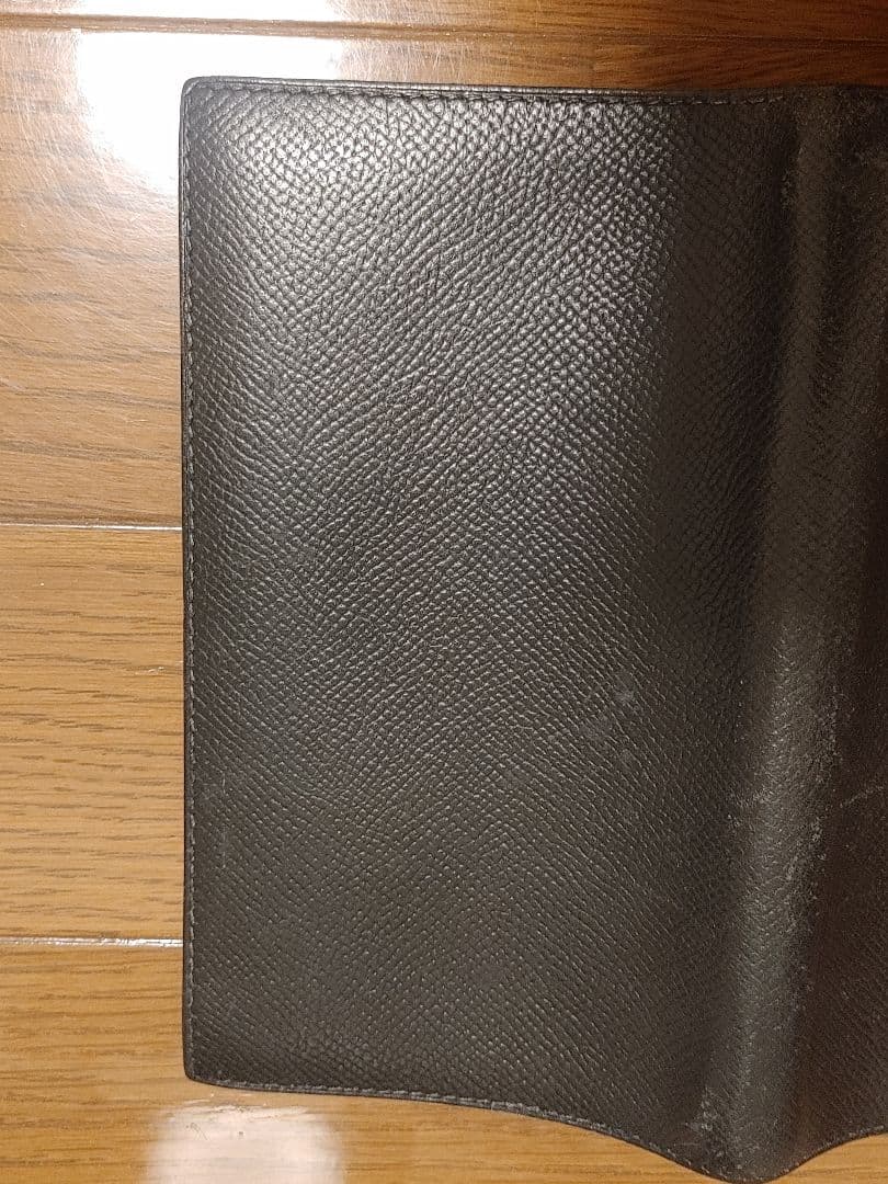 HERMES　エルメス 手帳カバー ヴォーエプソン 黒
